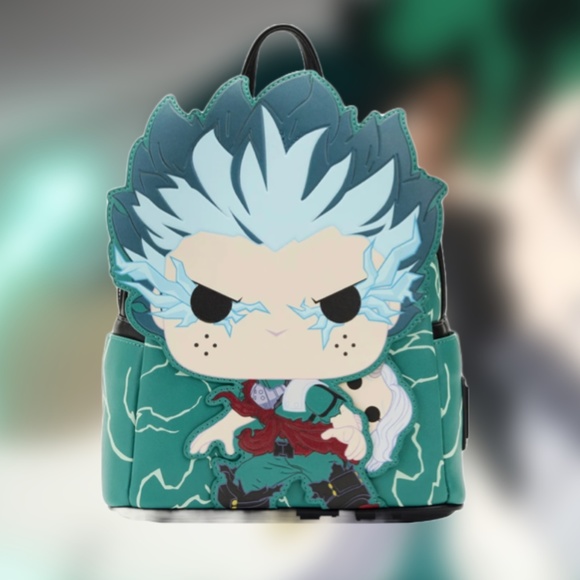 Loungefly My Hero Academia Deku Infinity Cosplay Glow in the Dark Mini Backpack main image 8